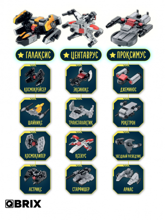 Конструктор KIDS Wars planet: Звездолеты