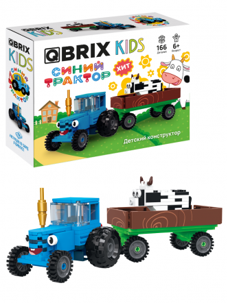 Конструктор KIDS Синий трактор