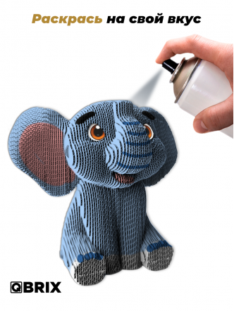 3D-конструктор Слоник с глазками