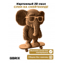 3D-конструктор Слон на скейтборде