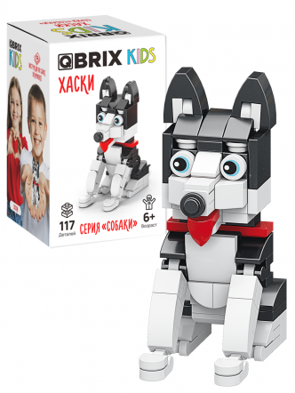 Конструктор KIDS серия "Собаки" Хаски