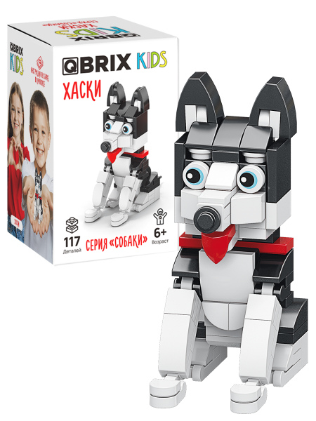 Конструктор KIDS серия "Собаки" Хаски