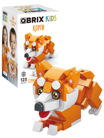 Конструктор KIDS серия "Собаки" Корги