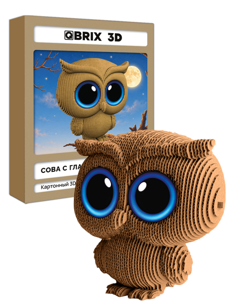 3D-конструктор Сова с глазками