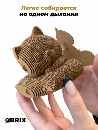 3D-конструктор Спящий котик-органайзер