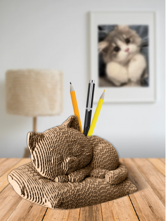 3D-конструктор Спящий котик-органайзер