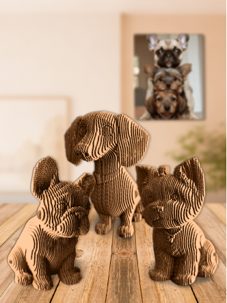 3D-конструктор Три милых щенка