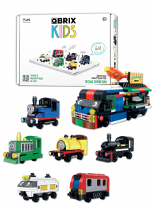 Конструктор KIDS Весёлые паровозики