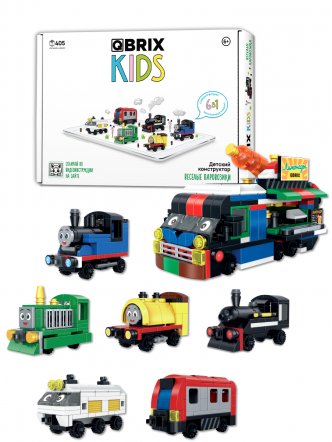 Конструктор KIDS Весёлые паровозики