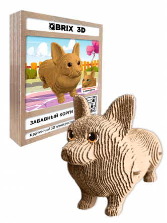 3D-конструктор Забавный корги
