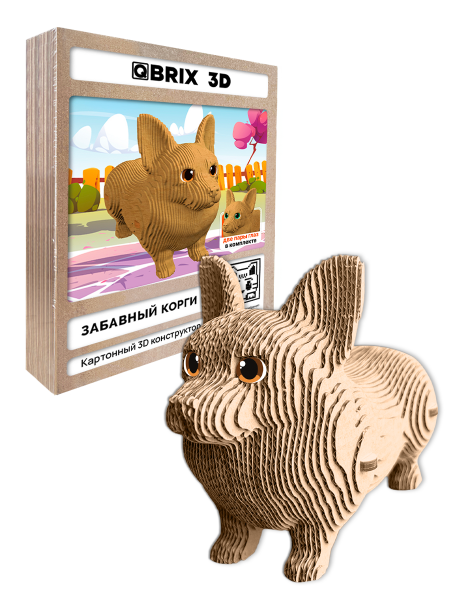 3D-конструктор Забавный корги