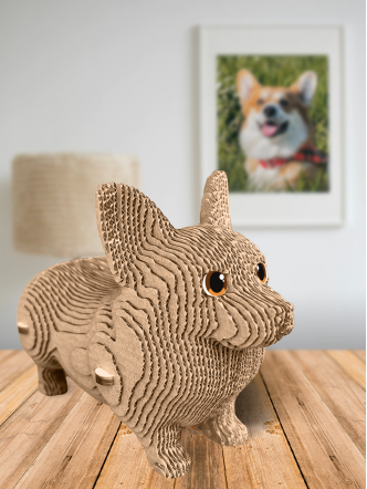 3D-конструктор Забавный корги