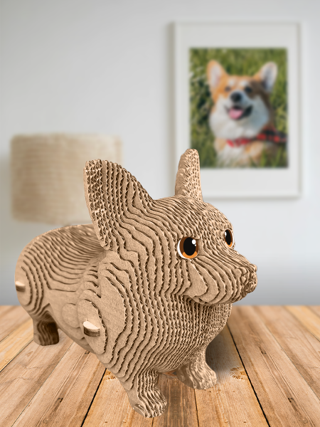 3D-конструктор Забавный корги