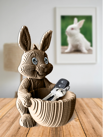 3D-конструктор Зайчик-органайзер